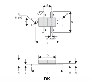 Semelab D1008UK 80W射頻MOSFET Semelab D1008UK 80W射頻MOSFET
