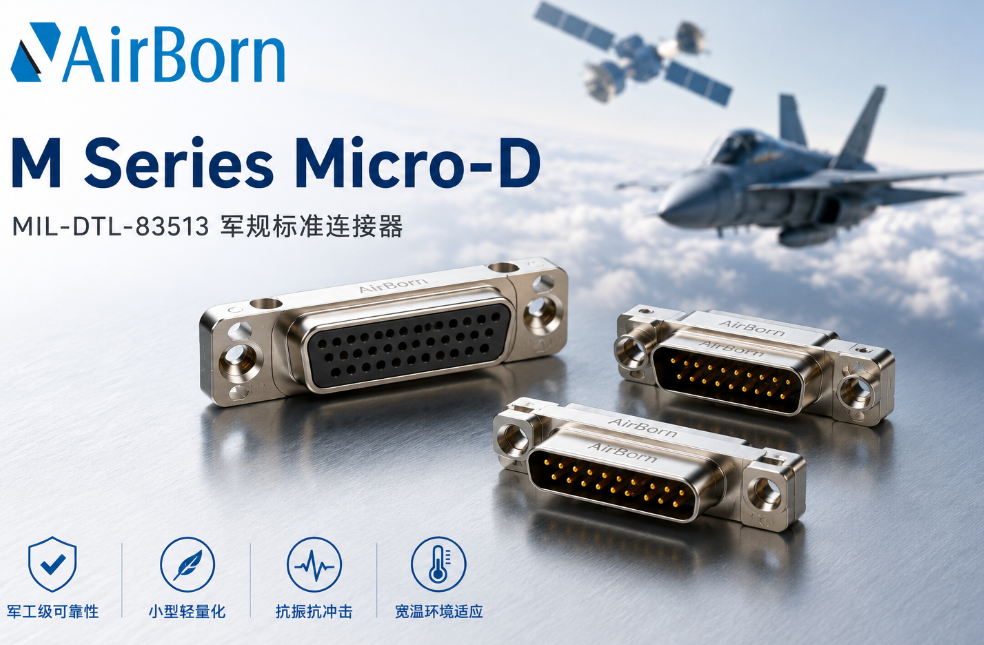 AirBorn M Series Micro-D連接器