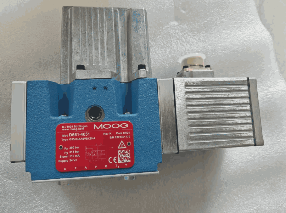 MOOG D661-4651伺服閥 | Moog Servo Valve D661系列工業(yè)電液伺服閥